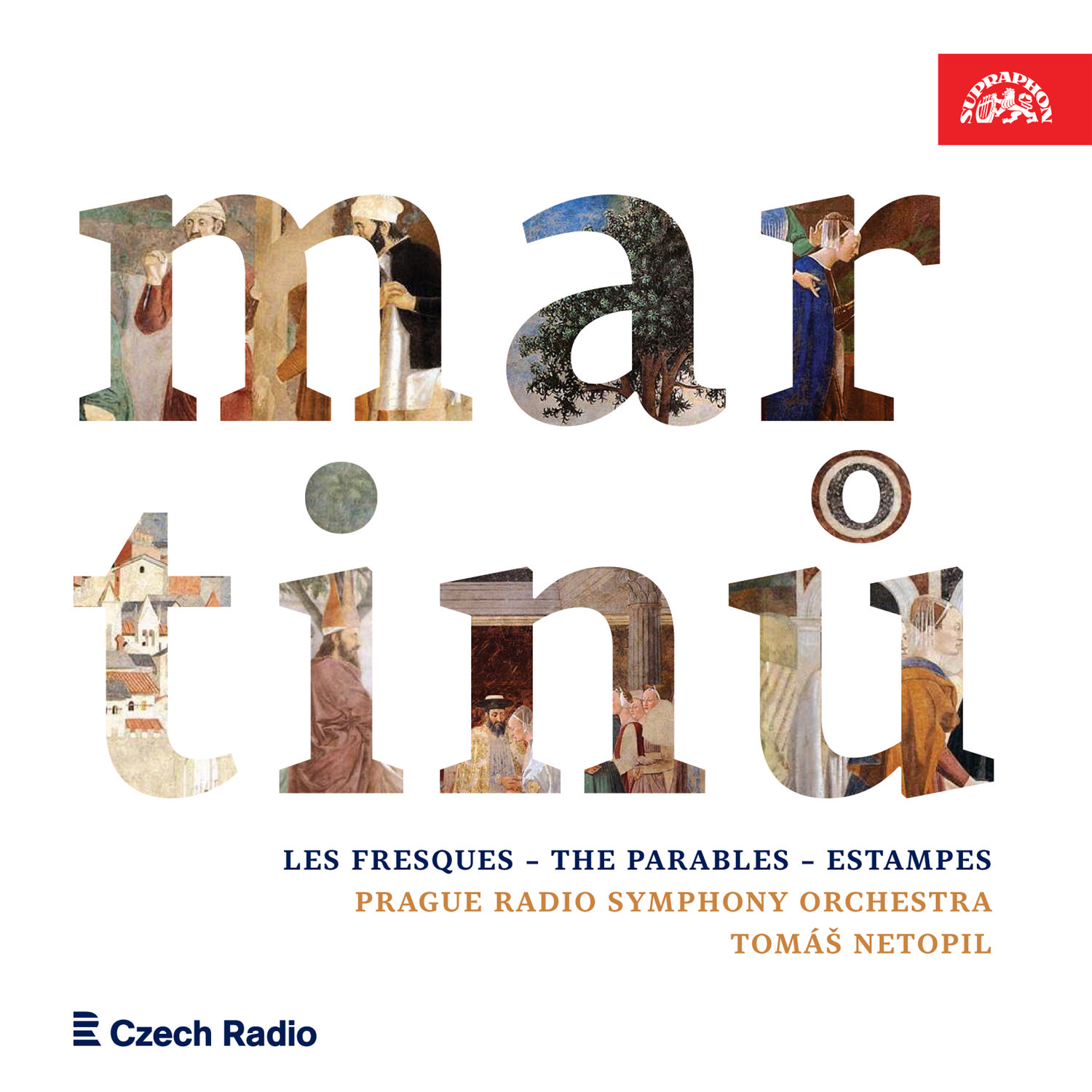 CD Shop - PRAGUE RADIO SYMPHONY ORC MARTINU: LES FRESQUES/THE PARABLES/ESTAMPES