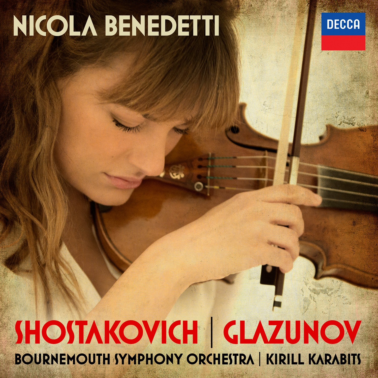 CD Shop - BENEDETTI NICOLA ?ostakovi?: Koncert pro housle 1/ Glazunov: Koncert pro housle op.82