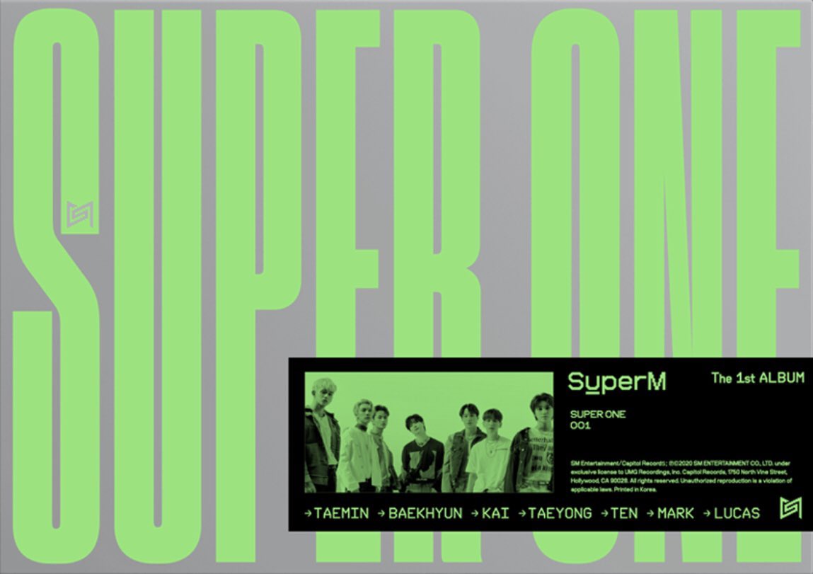 CD Shop - SUPERM \"SUPERM THE 1ST ALBUM \"\"SUPER ONE\"\"\"