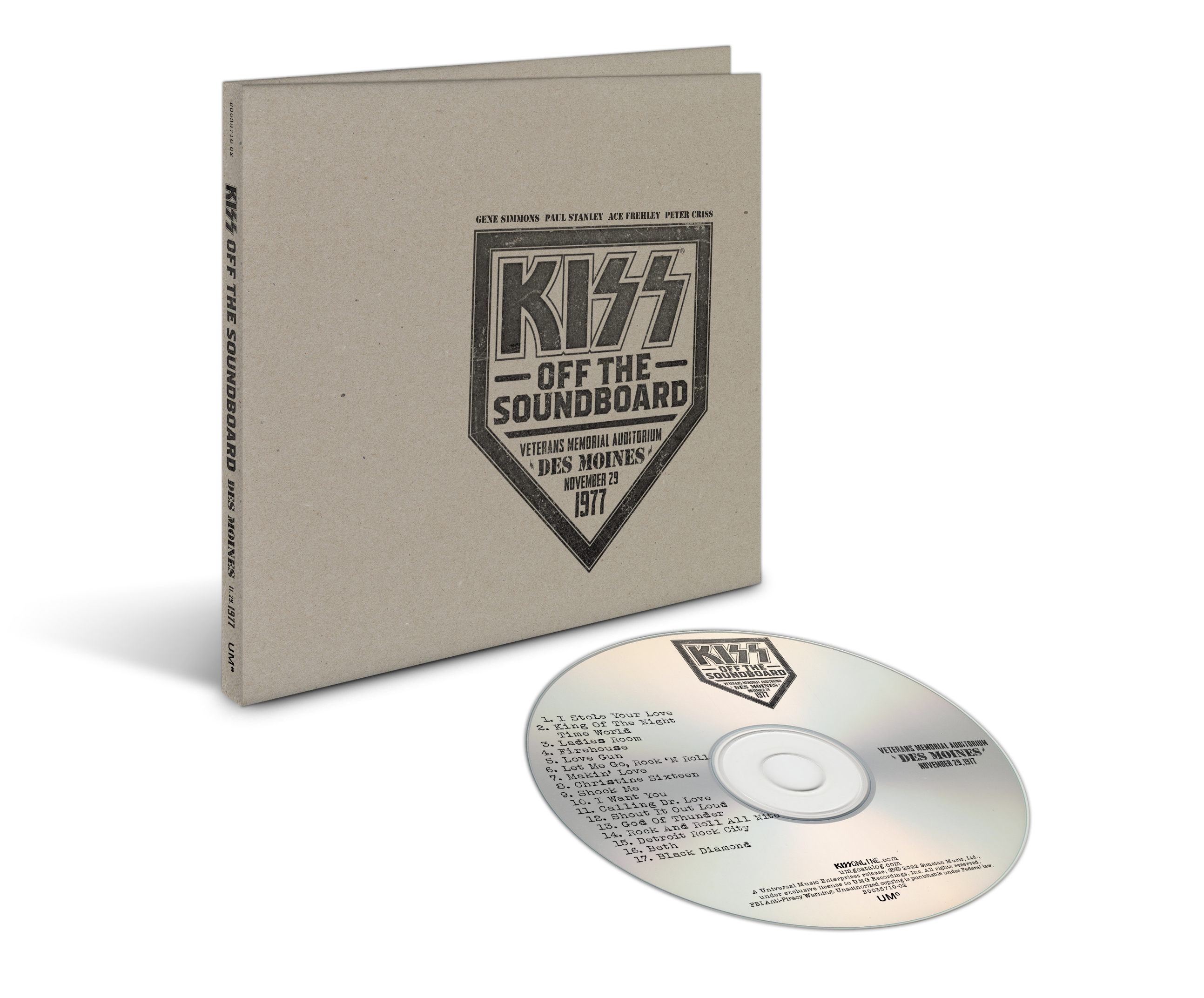 CD Shop - KISS KISS OFF THE SOUNDBOARD: LIVE