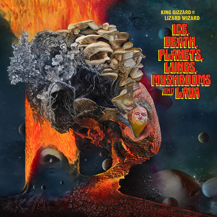 CD Shop - KING GIZZARD & THE L.WIZARD ICE, DEATH, PLANETS, LUNGS, MUSHROOM AND LAVA