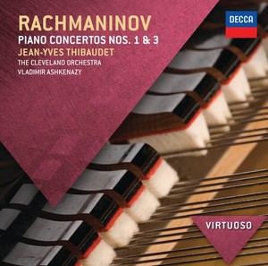 CD Shop - THIBAUDET, JEAN-YVES RACHMANINOV: PIANO CONCERTOS NO.1 & 3