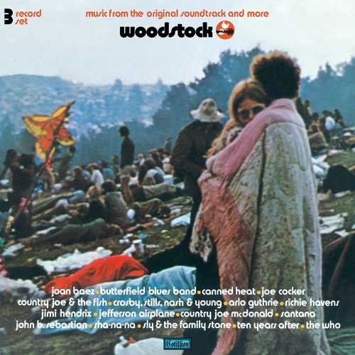 CD Shop - VARIOUS ARTISTS WOODSTOCK ONE, MUSIC FROM THE ORIGINAL SOUNDTRACK AND MORE / BLACK / 140GR.
