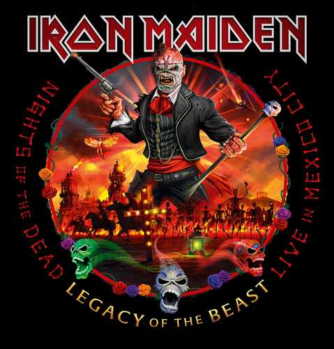 CD Shop - IRON MAIDEN NIGHTS OF THE DEAD - LEGACY OF THE BEAST, LIVE IN MEXICO CITY (DELUXE)