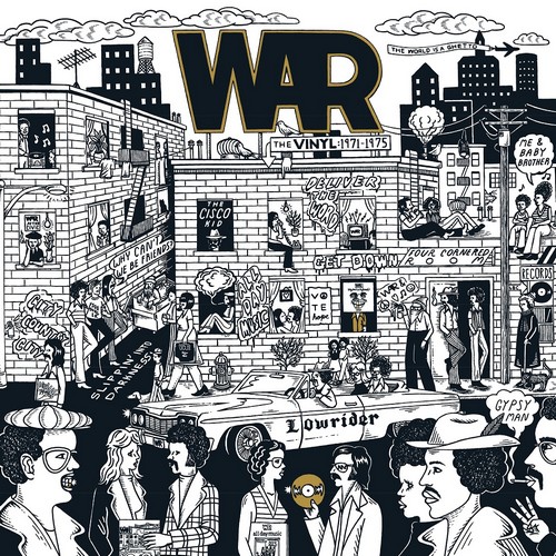 CD Shop - WAR RSD - GIVE ME FIVE! THE WAR ALBUMS (1971-1975) GREEN (DISC1), SILVER (DISC2), BLUE (DISC3), ORANGE (DISC4) & WHITE (DISC5) VINYL ALBUM BOX.