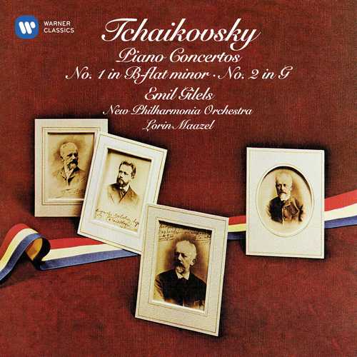 CD Shop - GILELS, EMIL TCHAIKOVSKY: PIANO CONCERTOS NOS 1 & 2