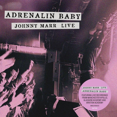 CD Shop - MARR, JOHNNY ADRENALIN BABY (PINK & BLACK SPLATTER) / 140GR.